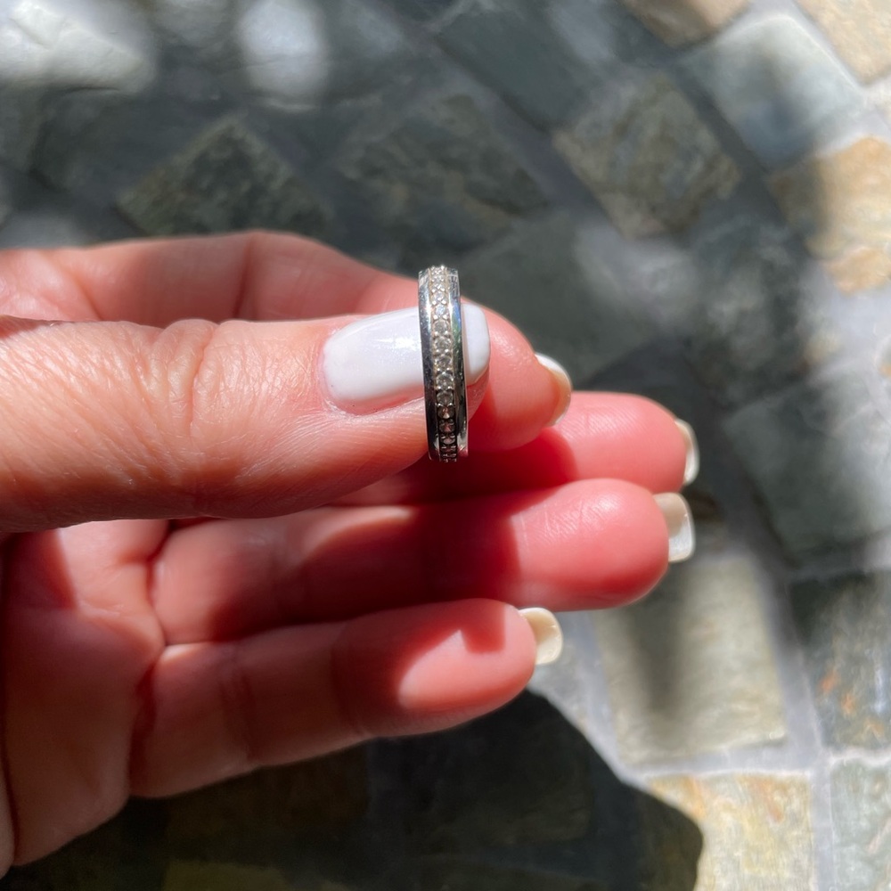 Eternity CZ Sterling Silver Ring